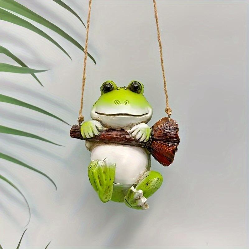 

Пасторальный кулон-кормушка для сов со скульптурой лягушки Садовое украшение