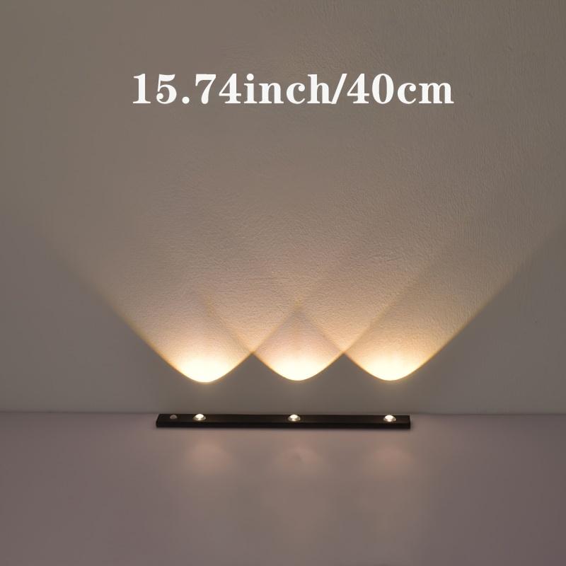 Motion-Activated LED Cabinet Light - Ultra Thin, Wireless, USB Rechargeable, Dimmable with Tricolor Settings for Kitchen, Bedroom, and Wardrobe