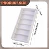 6-Compartment Eyeglass Display Tray, Portable Sunglasses Storage Box, Jewelry Box for