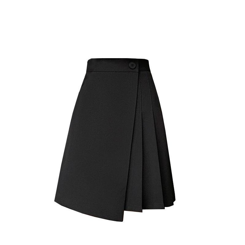 Elegant Pleated Skirt for Women's Formal Occasions High Waist A Line Skirts