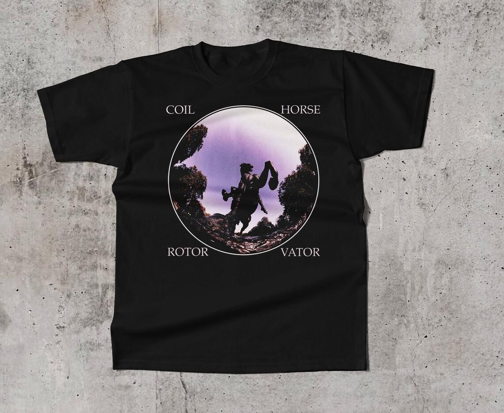 Coil Band Gift For Fans Black T-Shirt Cotton Full Size