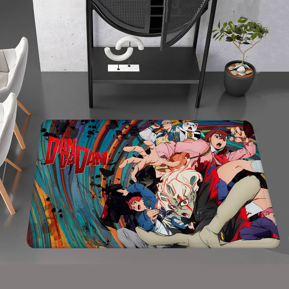 

Adventure Anime Dandadan Bathroom Mat Kids Room Bedroom Decoration Balcony Anti-Slip Doormat Living Room Welcome Rug 40cm x 60cm