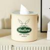 1Pcs Fresh Round Toilet Roll Paper Tissue Box Living Room Bedroom Napkin Holder Storage Home Toilet Paper Storage Box