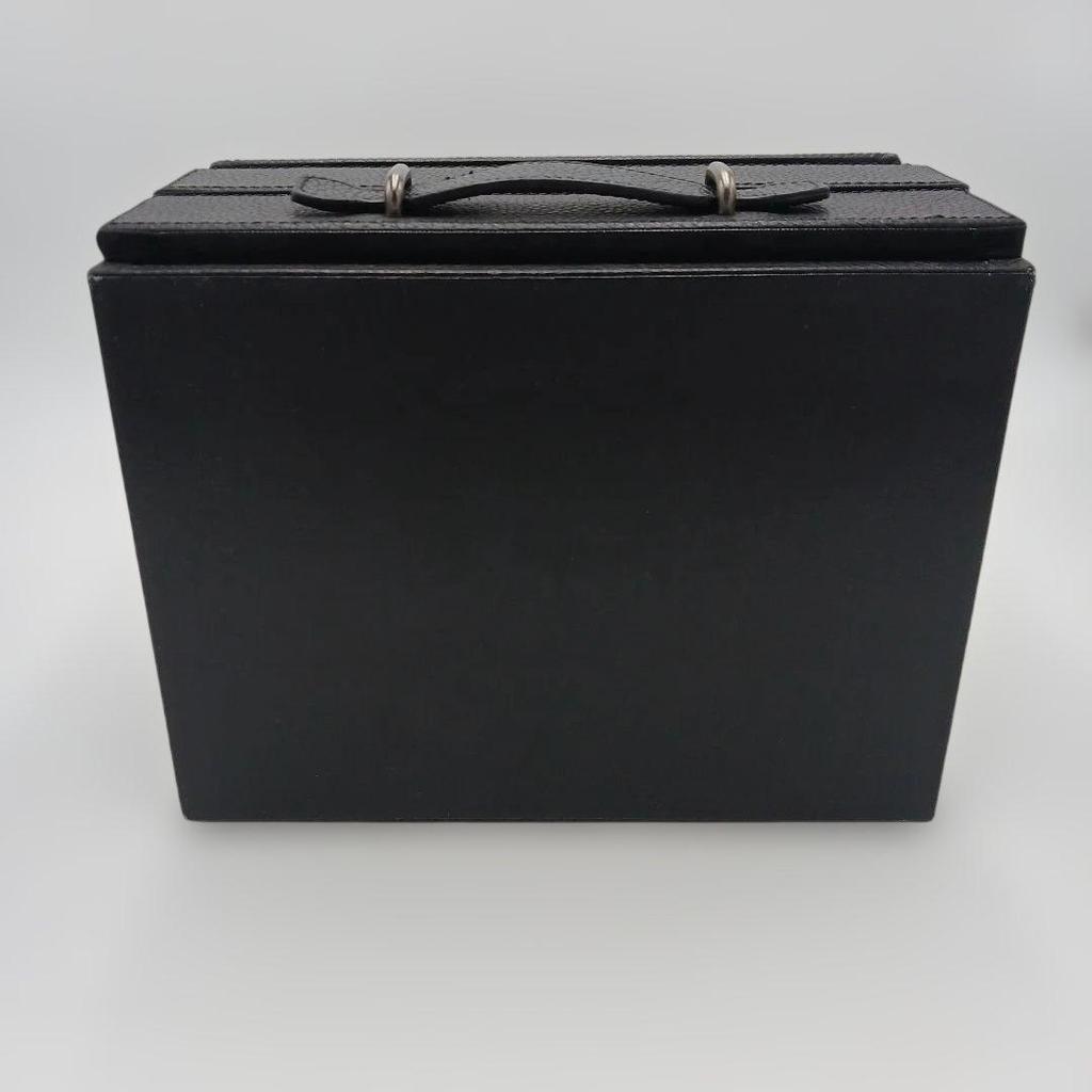 Used Fossil Vanity Case WATCH BOX Black