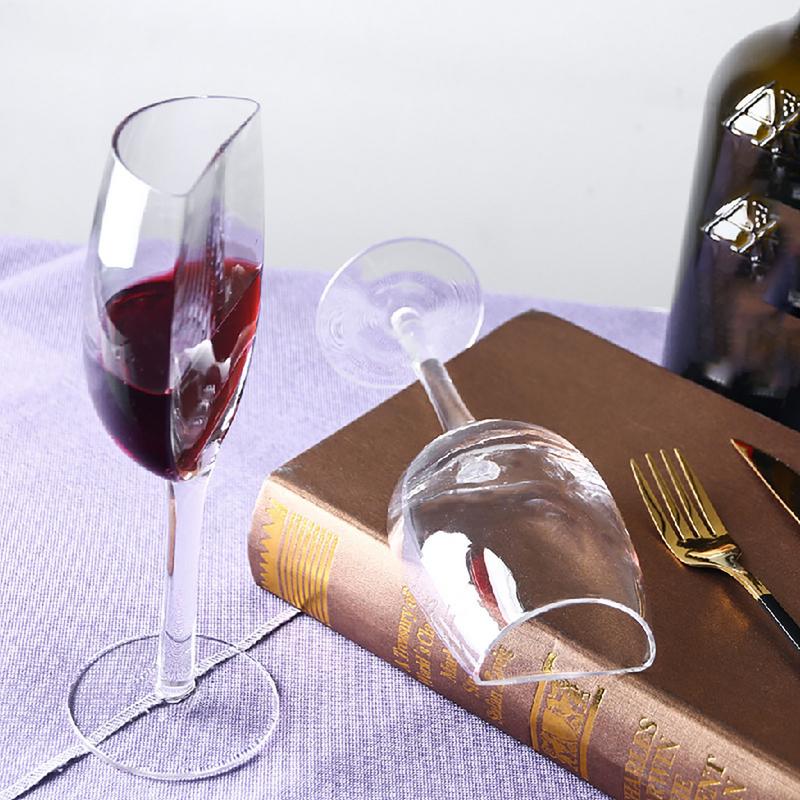 Crystal Glass Cups 140ml Portable Half Red Wine Cups Multi-use Vintage Tall Wine Glassware Long Stemmed Wine Champagne Glasses