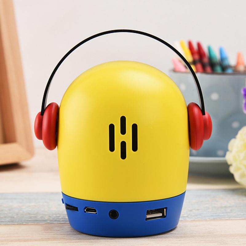 Altavoz Mini Inalámbrico Compatible con Bluetooth para Niños Altavoz Portátil Inalámbrico Bluetooth V3.0 Con Tarjeta TF