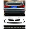 Compatible Exhaust Pipe Opening Modification for BMW 5 Series GT535/GT550 - Round/Square Tailpipe Rear Diffuser F02