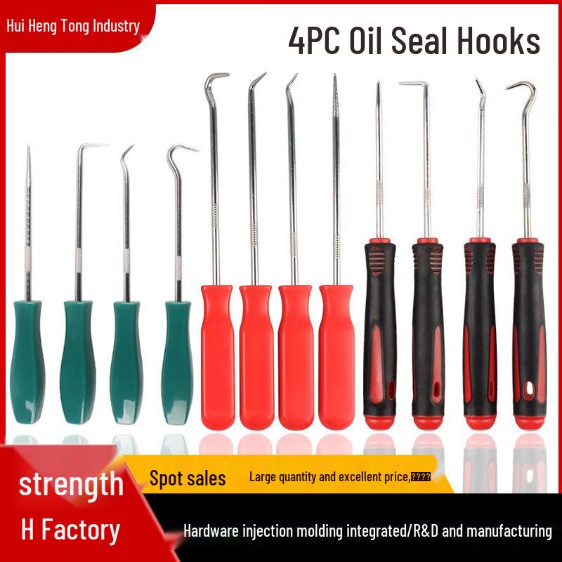 4-Piece Oil Seal Hook & Remover Tool Set