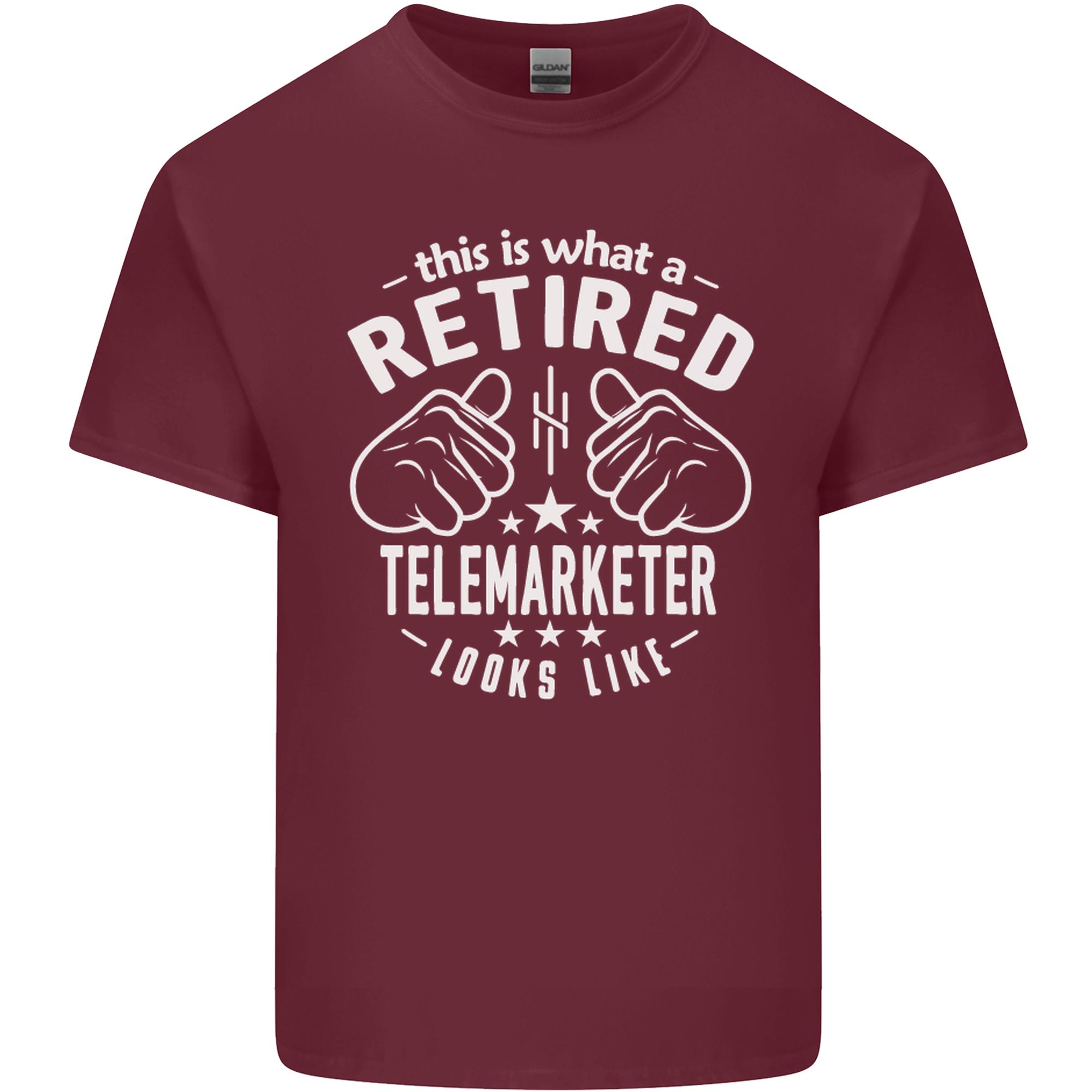 A Retired Telemarketer Looks Like Unisexs Light Cotton TShirt S