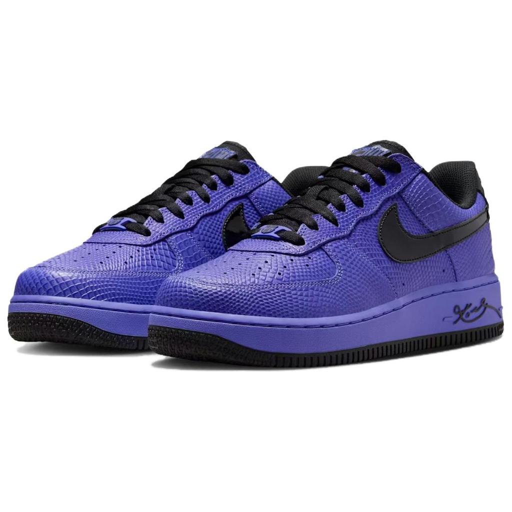 Nike Kobe Bryant x FC Barcelona x Air Force 1 Low Protro Persian Violet Unisex Sneakers Purple Black II7062-500