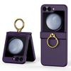 Suitable for Zflip6/5 Folding Protective Case, All-inclusive Hinge Bracket, Ring Anti-drop Mobile Phone Case, Personalized and Fashionable
