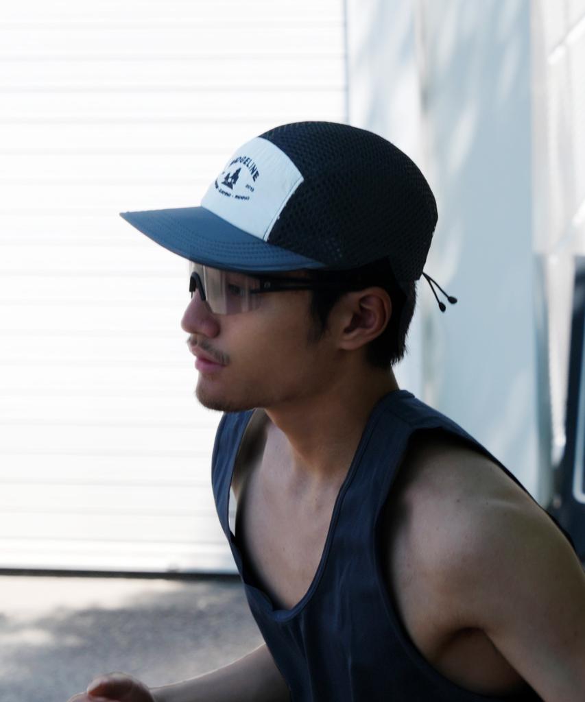 Lisjilain Nylon Running Cap Mesh Colorblock 105