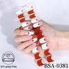 Adesivi per Unghie in Gel Impermeabili Francesi - Carini Cartoni Animati Nail Art Senza Cottura per Stili Europei e Americani