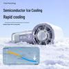 Ice Cooling Portable Mini Fan: Zero Degree Cold Air | Luxurious, Stylish, Essential Summer Handheld Cooling Gadget