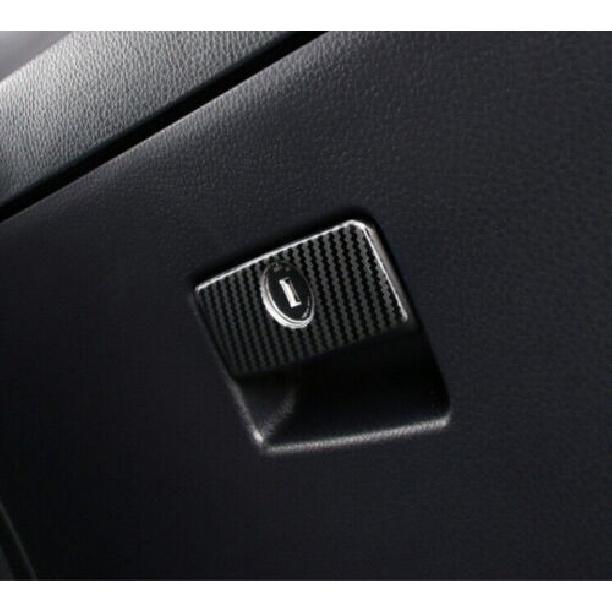 For Toyota Highlander Co-Pilot Handle 2014-2019 Steel Carbon Fiber Cover Trim