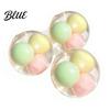 Hand Exerciser Squeezing Toy Layered Crunchy Squeeze Ball, Rainbow Stress Relief Fidget for Desk, Soft Rubber Desktop Toys Sensory Ball Adults