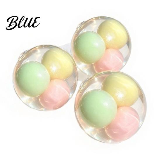 Hand Exerciser Squeezing Toy Layered Crunchy Squeeze Ball, Rainbow Stress Relief Fidget for Desk, Soft Rubber Desktop Toys Sensory Ball Adults