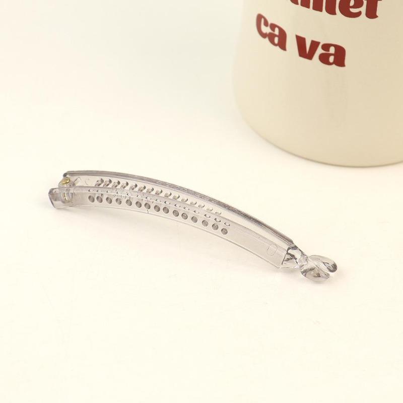 Neue Farbe Pan Haar Banane Clip Licht Luxus Stein High-End-Mode Pferdeschwanz Clip Haarschmuck Haarnadel