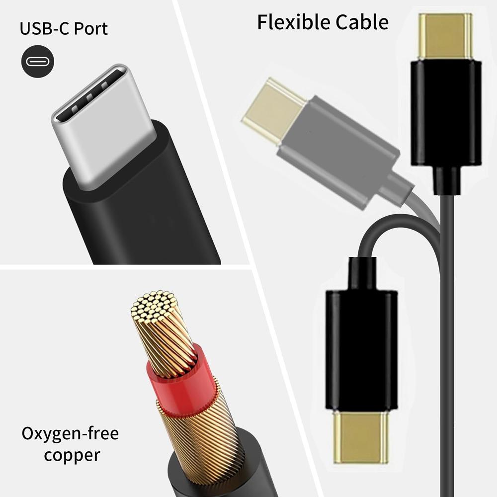 50cm8150cm USB C Splitterkabel Micro-USB Typ C Stecker Ladekabel Android