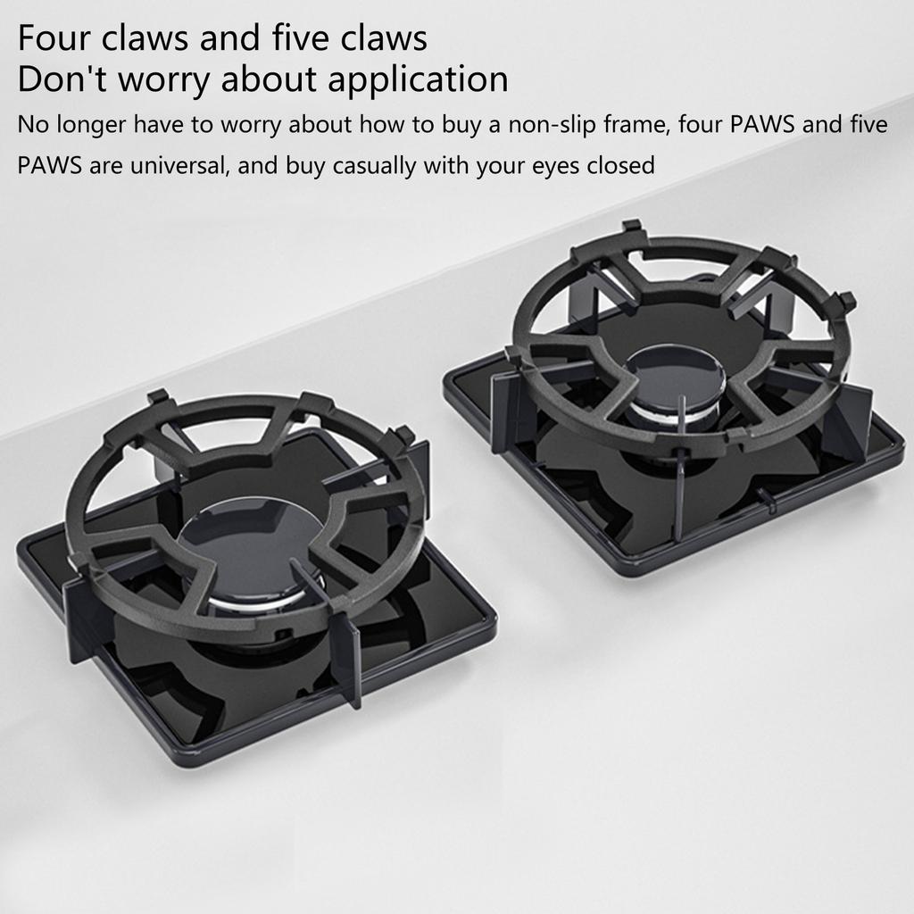 Iron Wok Support Rings Slip Proof Stove Pans Holder 19cm Cooktop Range Stand Pots Stand Suitable for Kitchen Gas Hob