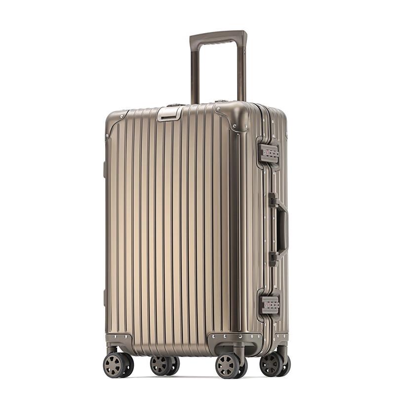 All-Metal Aluminum-Magnesium Alloy Trolley Suitcase 30 inches