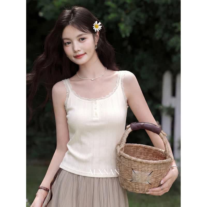 Women s Lace Sleeveless Camisole Top M