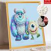 Disney DIY Pearl Painting Monsters, Inc. Decorative Painting Creative Ornaments Friends Gifts Desktop Furnishings Home Decoration