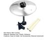1/2 st Mini Bil Cymbal Luftventil Fordonsinstrumentbräda Symbol Trumma Crash Cymbal med Trumpinnar Musikinstrument Musikälskare Trummisar Gåva