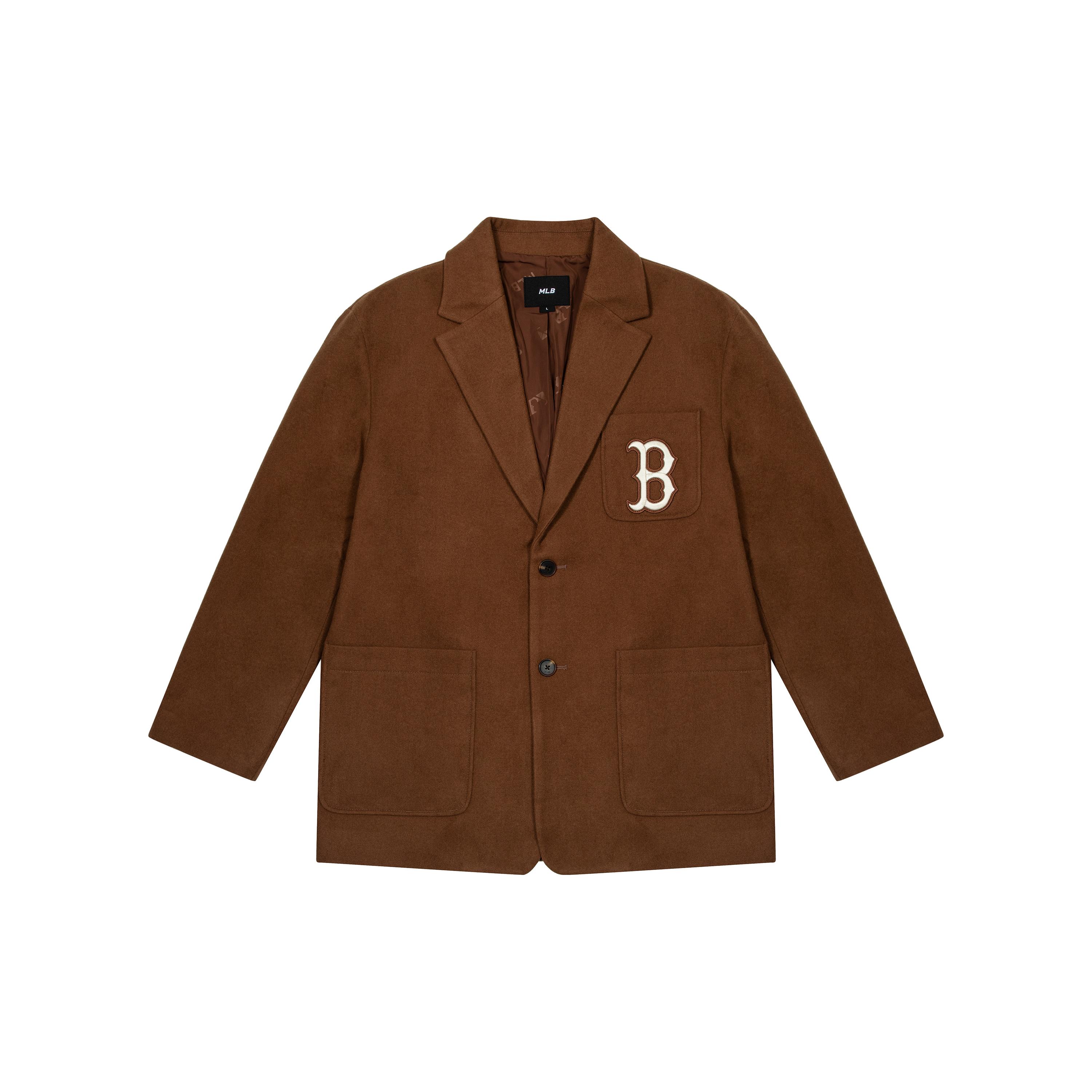 MLB Business Suit Unisex Dark Beige 3AJKB5224-43BRD S