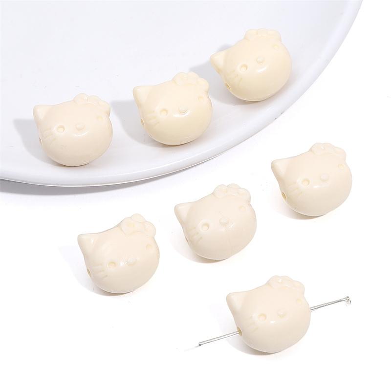 Acrylic Beads Lion Charms Beads For DIY Bracelet Necklace Jewelry Making