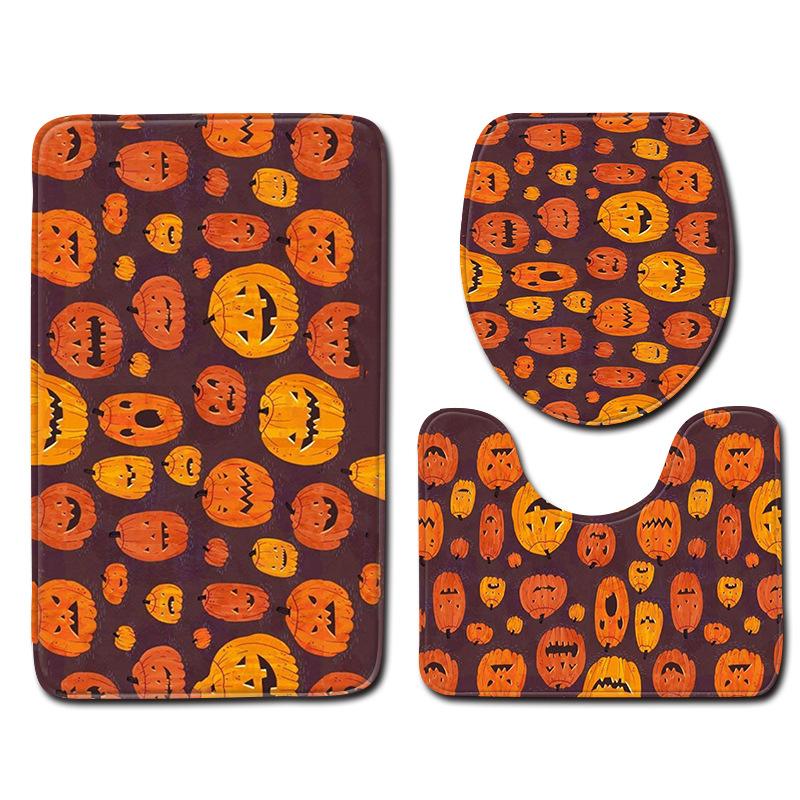 

Toilet Toilet Floor Mat Carpet Three-Piece Bathroom Non-Slip Mat 45*75cm
