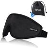 HiiPeak Eye Mask for Comfortable 3D Light No Silky with Memory Perfect for Restful Perfect for and Business Includes Storage Bag Sleep, Breathable,