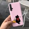 For Huawei Honor 20 Case Stylish Painted Silicone Soft TPU Phone Case Fundas For Huawei Nova 5T 5 T Honor 20 Honor20 Cases Cover
