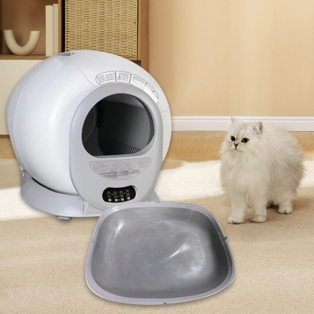 Katzenklo-Matte Streufangmatte Wiederverwendbar Rutschfest Kätzchen Flexibel Elegant Haustier-Zubehör Badezimmer Katzentoilette Bodenschale