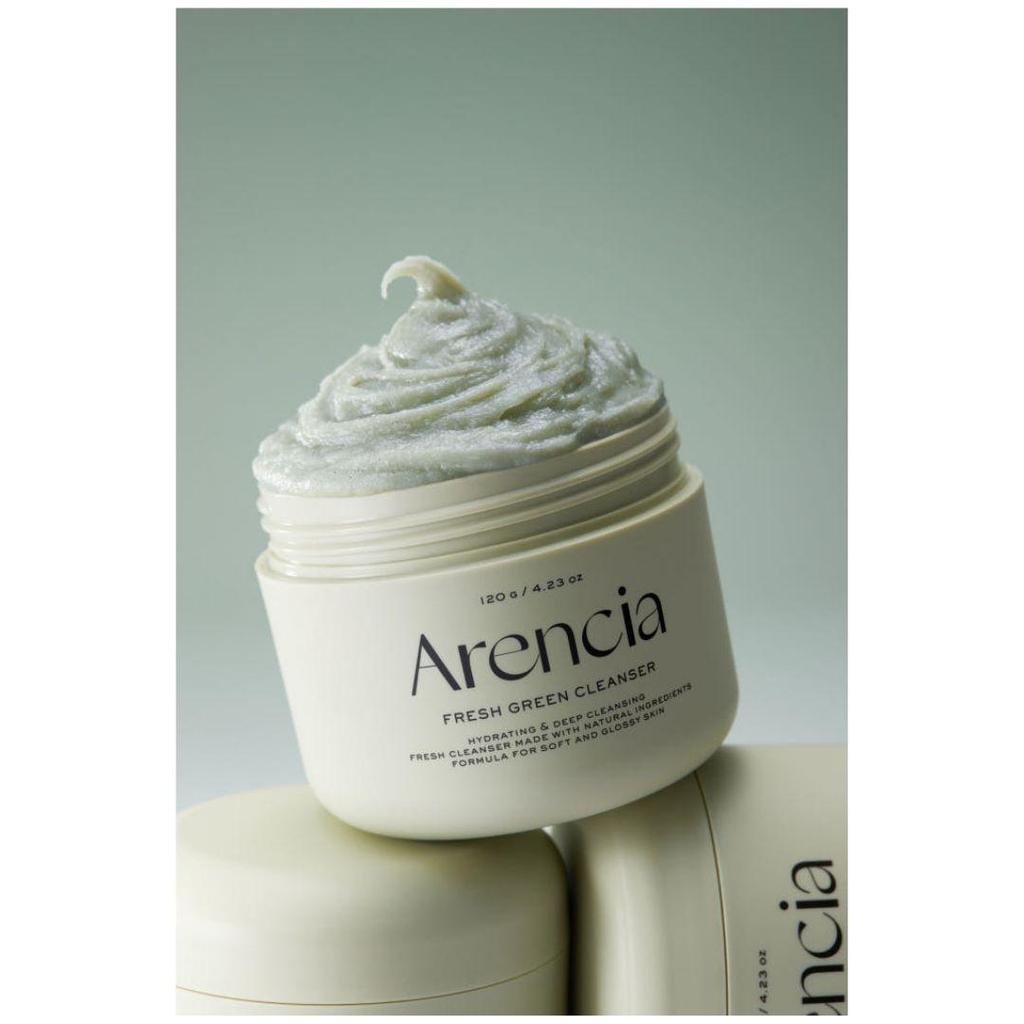 arencia Fresh Green Rice Mochi Cleanser 2-in-1 Cleansing Pack & Foam Cleanser Pore Care 120g