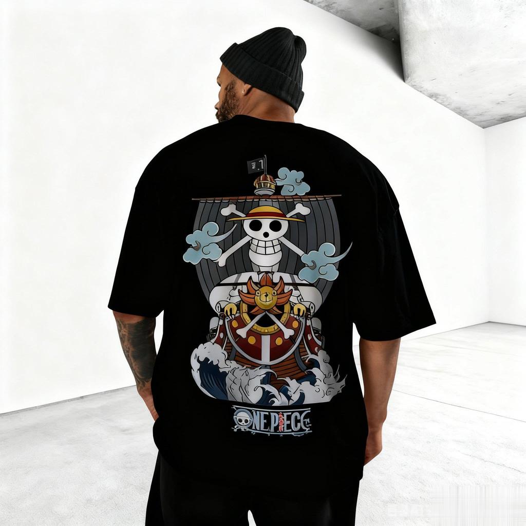 One Piece Anime T Shirt Men Women Cotton Short Sleeve Casual Top Summer Manga Graphic Print Loose Streetwear Cosplay Y2k Clothes