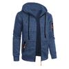 2025 New Autumn and Winter Fashionable and Versatile Simple Solid Color Casual Sweatshirt Hooded Jacket