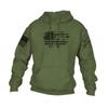 Vintage Basic Style Hoodie 3d Print USA Flagga Mode Casual Kortärmade Hösttoppar Unisex Sportkläder Herrkläder Y2K För Pojkar