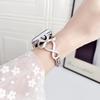 Compatible Strap for Huawei GT6, Xiaomi 9Pro, and Apple iWatch 9876SE: Drip Oil Bow Chain Style