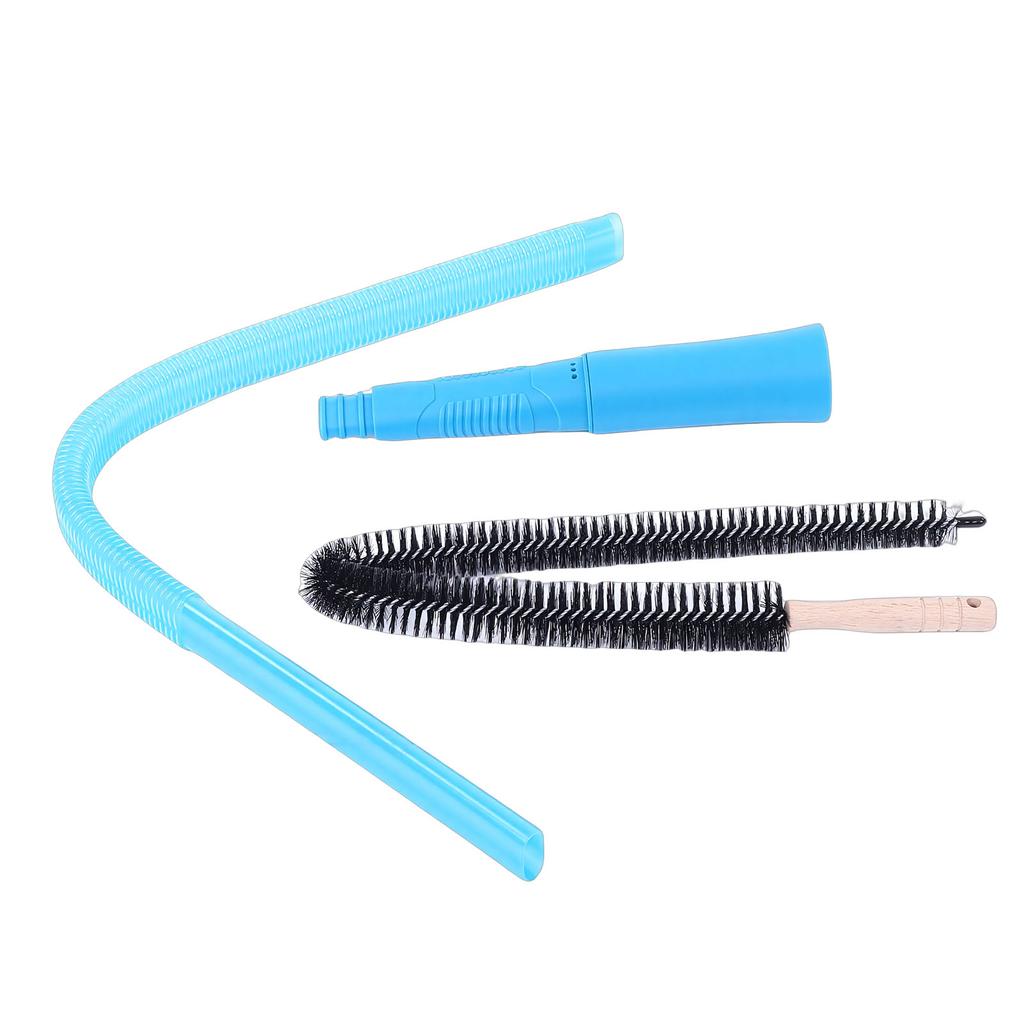Universal Dryer Lint Vacuum Attachment Flexible Cleaning Hose Cleaner Kit for Vacuum Cleaner Blue