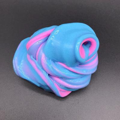 35g Macaron Color Fluffy Slime Toys DIY Squishy Kids Toy With Box Polymer Light Soft Clay Modeling Clay Plasticine Cloud Slime