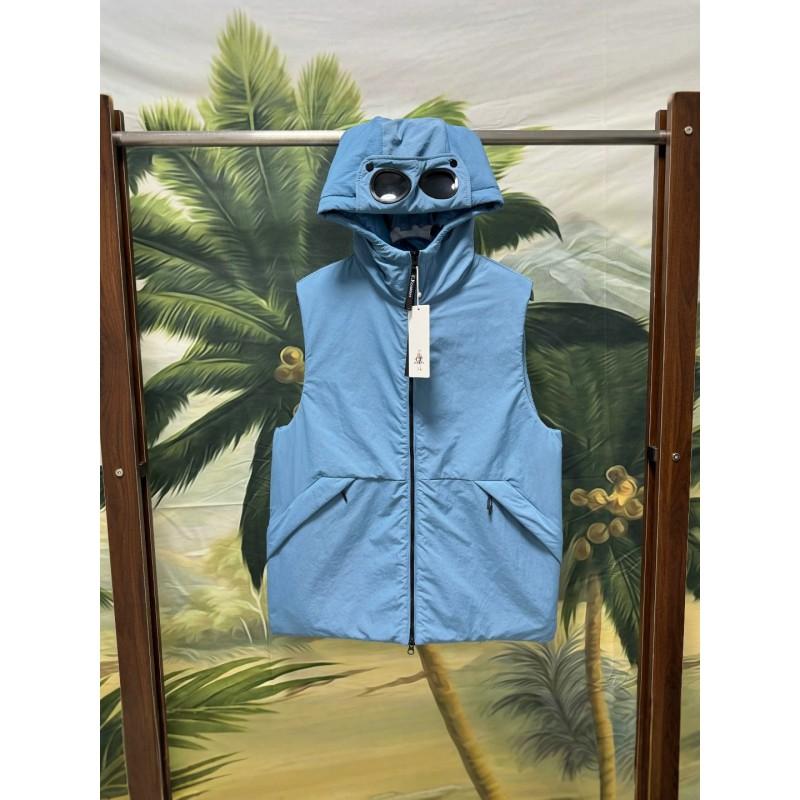 CP Goggle Detachable Hood Sleeveless Cotton Vest Loose Italian Functional Outdoor Jacket