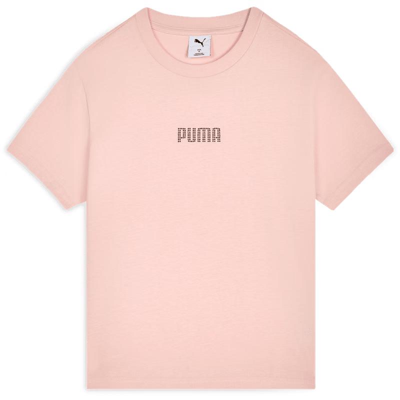 PUMA Women s Cooling Rhinestone Short Sleeve T-Shirt 696964 XL