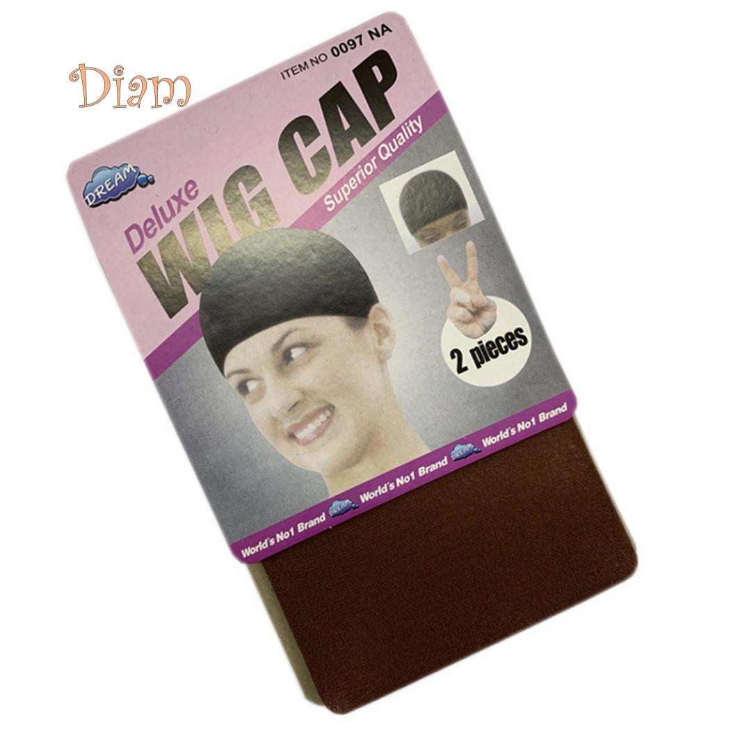 

DIAMO 2 шт. женские чулки стиль эластичный парик сетка для волос эластичная сетка-лайнер снуд Dark Brown