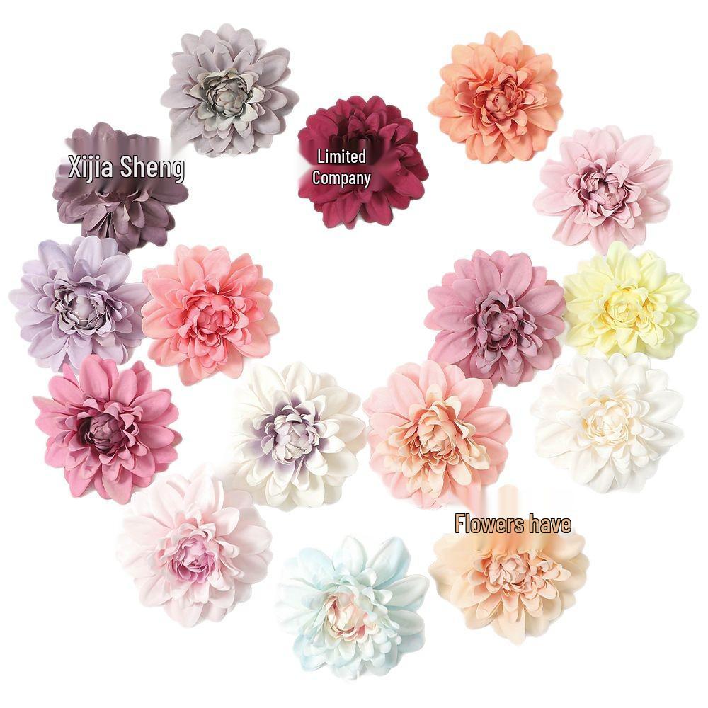 Dahlia Wedding Decoration, DIY Handmade Flowers for Walls, Hats, and Clothing Accessories
