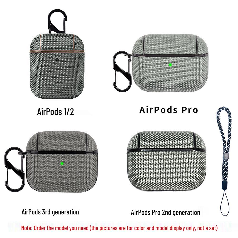 Nylon Wasserdichte Gewebetasche für AirPods Pro 2 & Apple 1/2/3 Bluetooth-Headsets