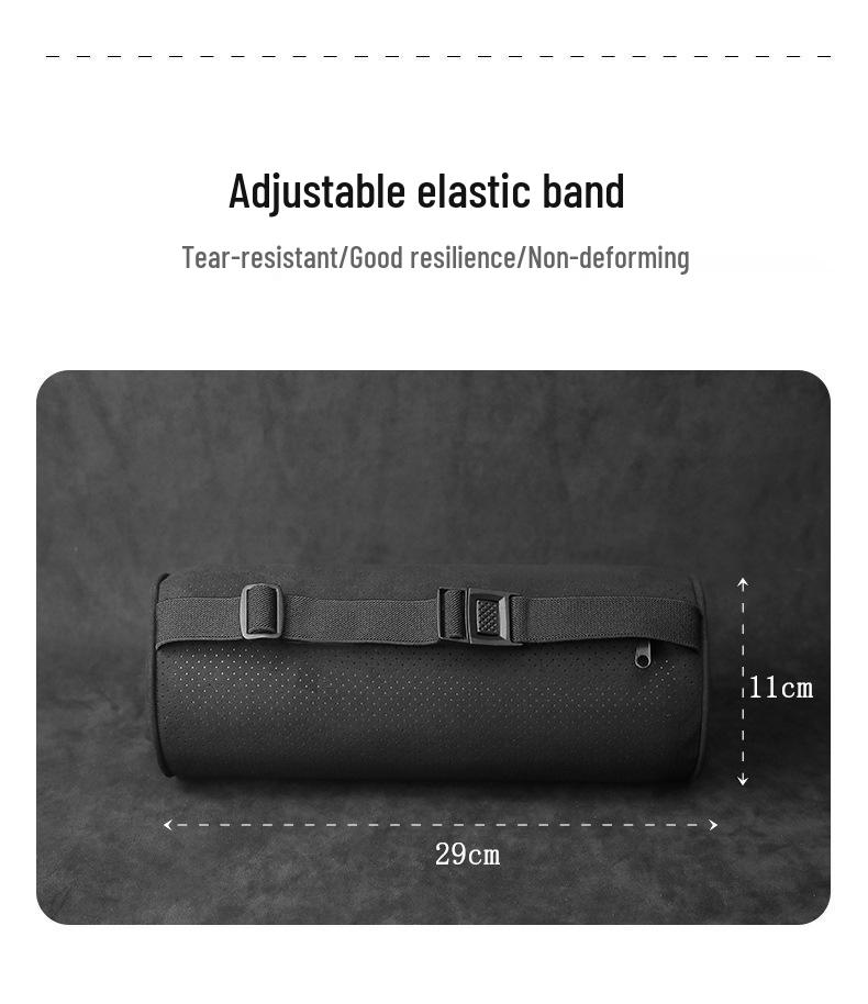 Uniwersalna Para Poduszek z Zamszu na Szyję i Podparcie Lędźwiowe do Fotela Samochodowego