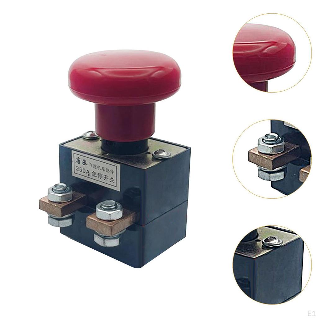 Emergency Stop Switch 96V 250A Component Replacement Easy To Install Vehicle Part,Forklifts