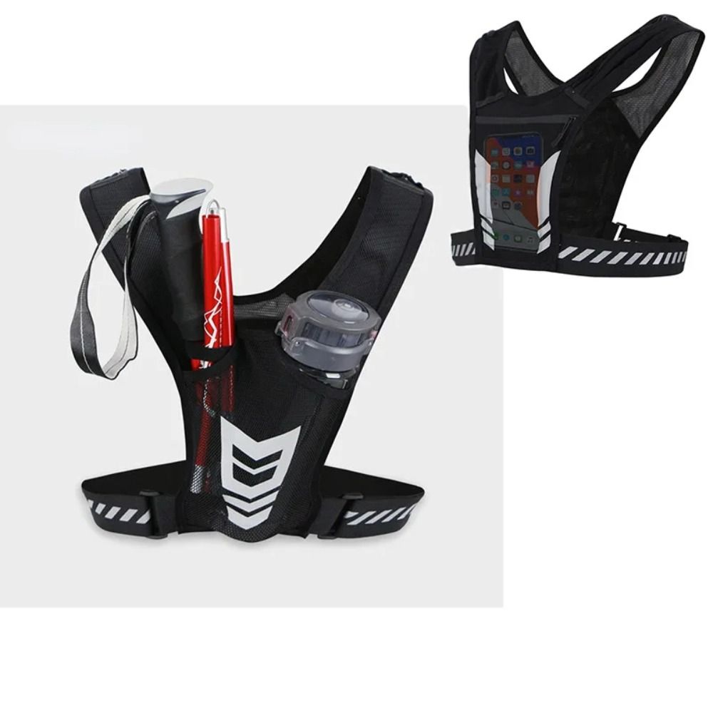 Reflective Jogging Backpack Universal Kettle Chest Bag New Fitness Bag