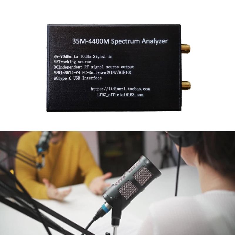 Portable USB Signal Source Spectrum Analyzer Tool Compatible for Engineers Hobbyists Frequency Testing Analysis